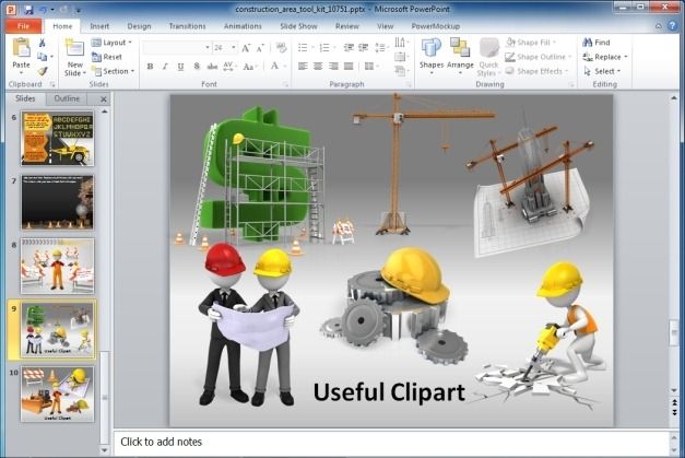 Useful Construction Themed Clipart