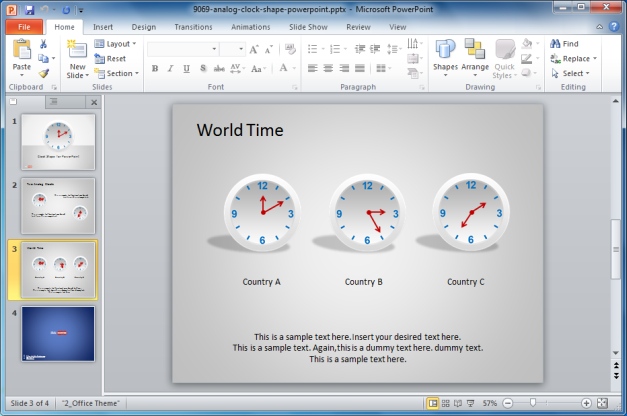 Using PowerPoint Templates