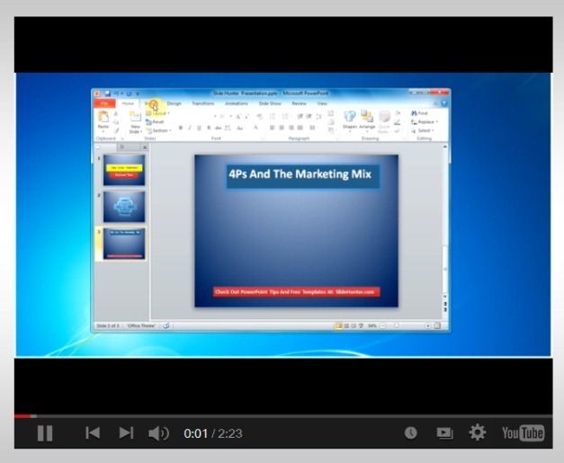 YouTube Video in PowerPoint