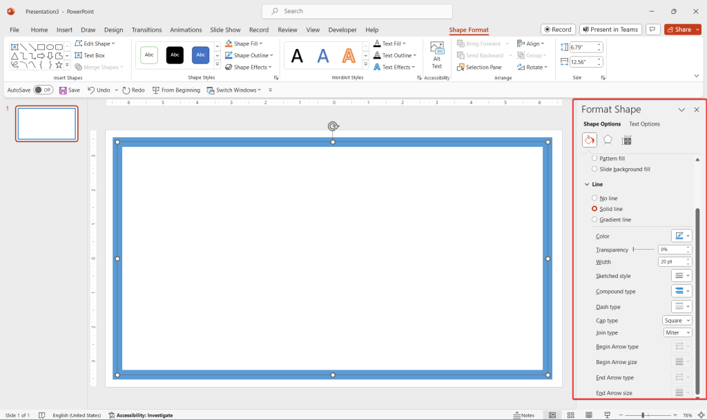 How to Insert a Border in PowerPoint