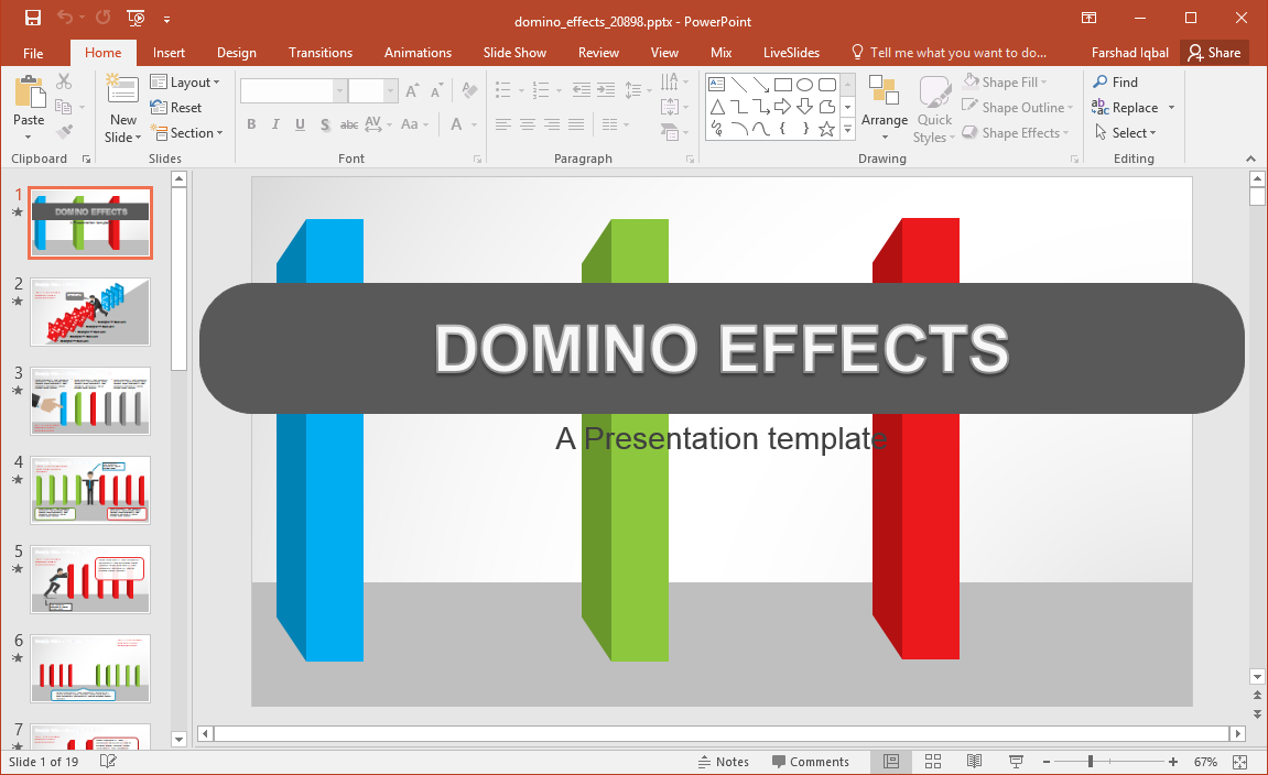Domino Effect Animations For PowerPoint