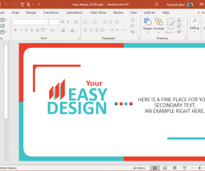 animated easy design template for powerpoint