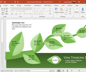 animated plant growth timeline for powerpoint