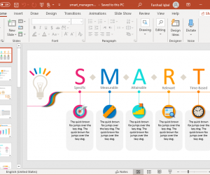animated smart objectives powerpoint template