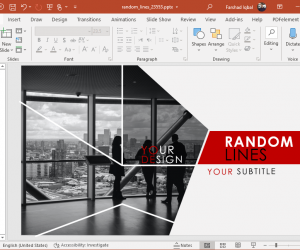 animated techy powerpoint template