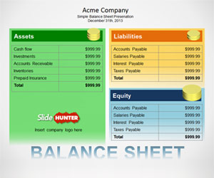 Simple Balance Sheet Template for PowerPoint