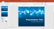 Free Business Blur Background PowerPoint Template & Presentation Slides