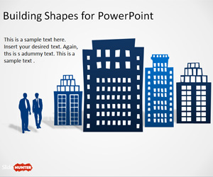 Office Building Shapes for PowerPoint