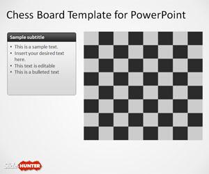Chess Board Template for PowerPoint