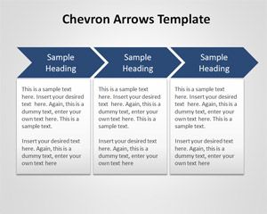 Chevron Arrows Template for PowerPoint