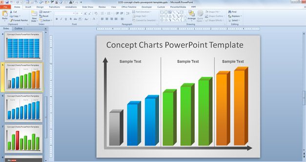 powerpoint graph templates