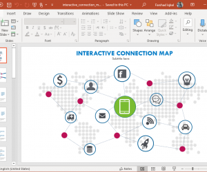 connections interactive powerpoint template