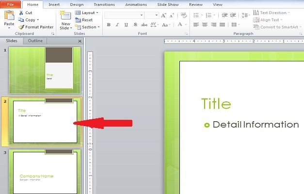 Merge Two Presentation Files in PowerPoint 2010