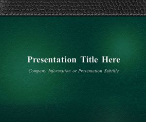 Corporate PowerPoint Template (Green)
