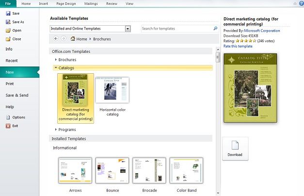 How to Create Catalog in Microsoft Publisher