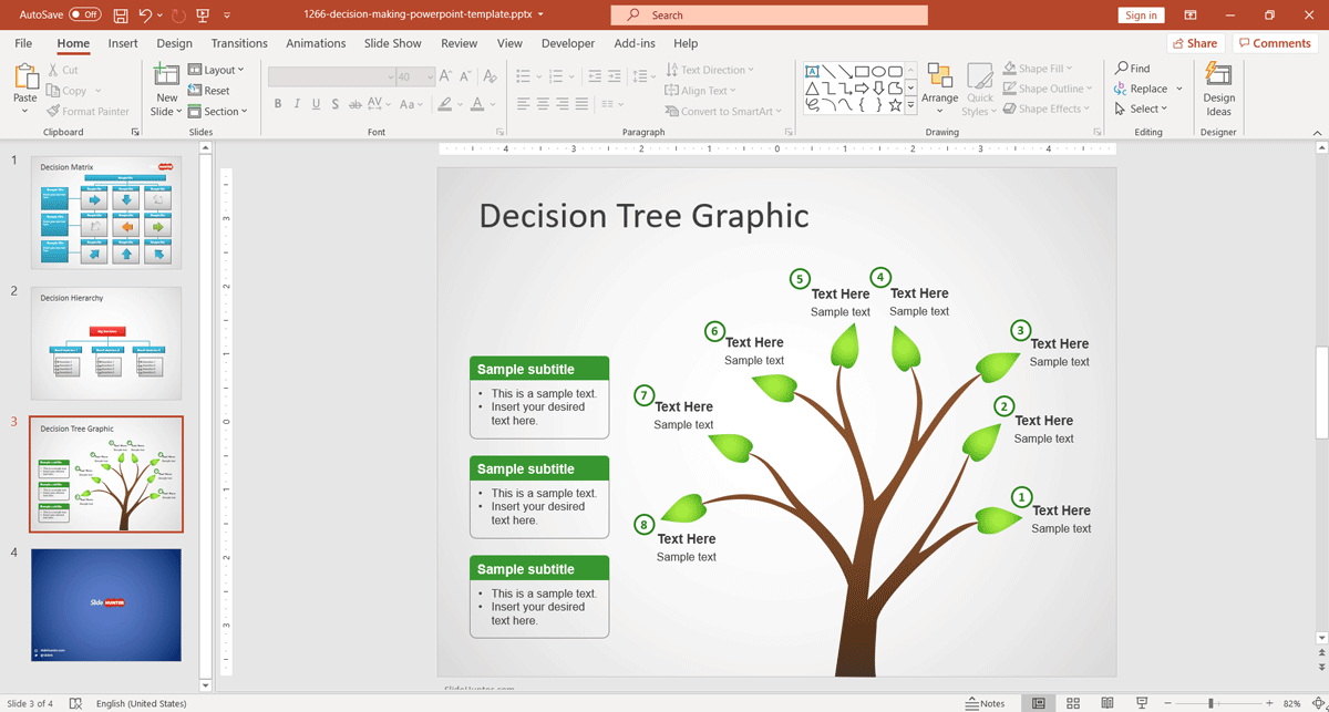 Decision Tree for PowerPoint