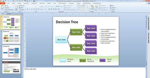 Decision Tree Template for PowerPoint