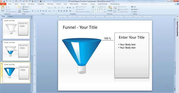 funnel powerpoint templates
