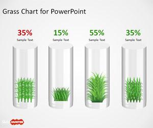 Creative Grass Chart Idea for PowerPoint