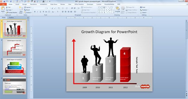 Growth Diagram for PowerPoint