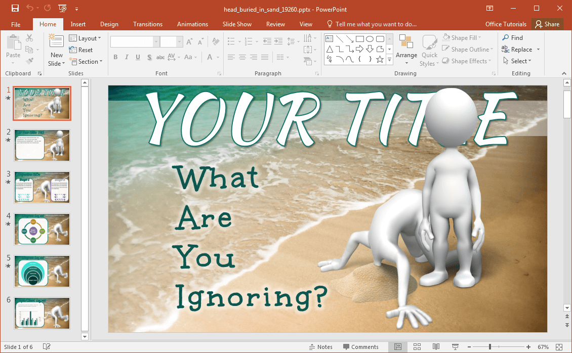 head-buried-in-sand-powerpoint-template