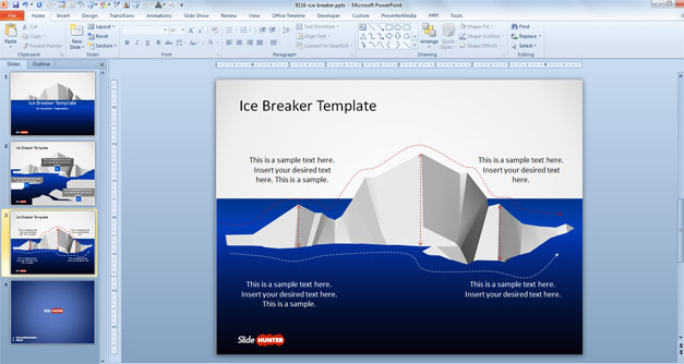 Great Icebreaker template for PowerPoint