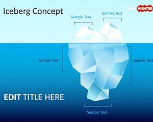 The Tip of the Iceberg PowerPoint Template