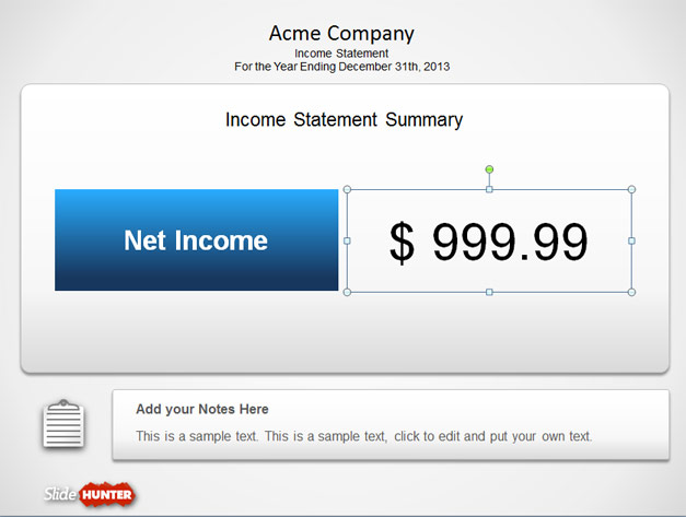 Free Free Income Statement PPT Template