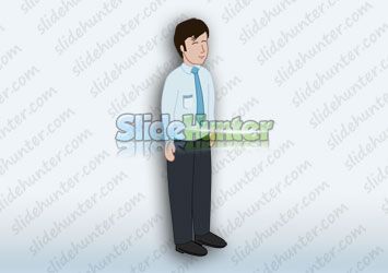 CEO Corporate Manager Illustration for PowerPoint