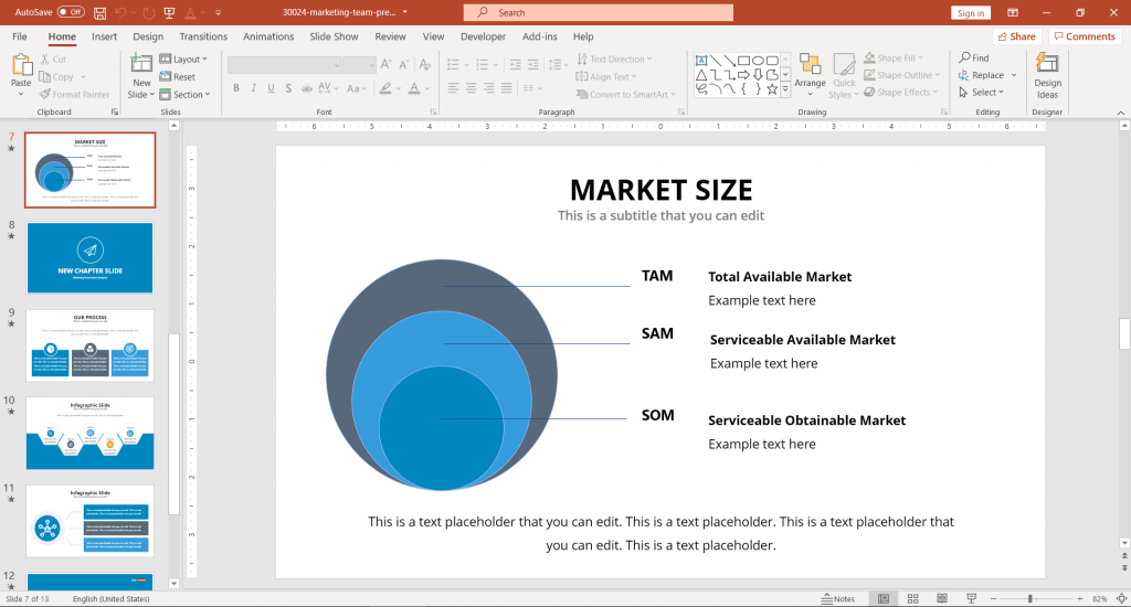 market presentation topics