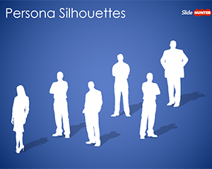 Persona Silhouettes PowerPoint Template