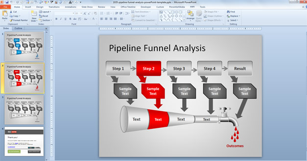 Pipeline Funnel Analysis PowerPoint Template