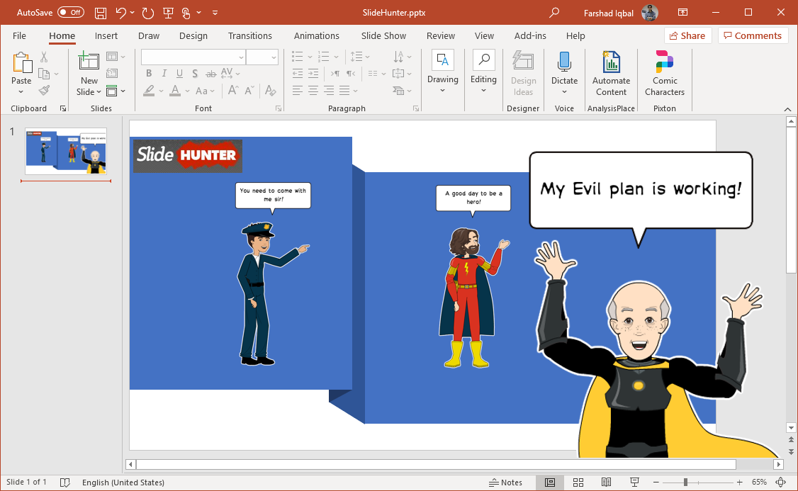 pixton add-in for powerpoint