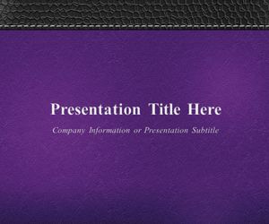 Leather PowerPoint Template