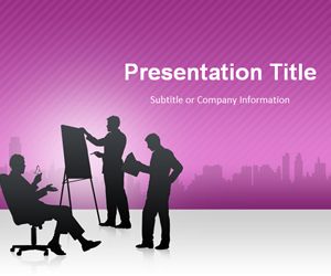 Business Conference PowerPoint Template Purple