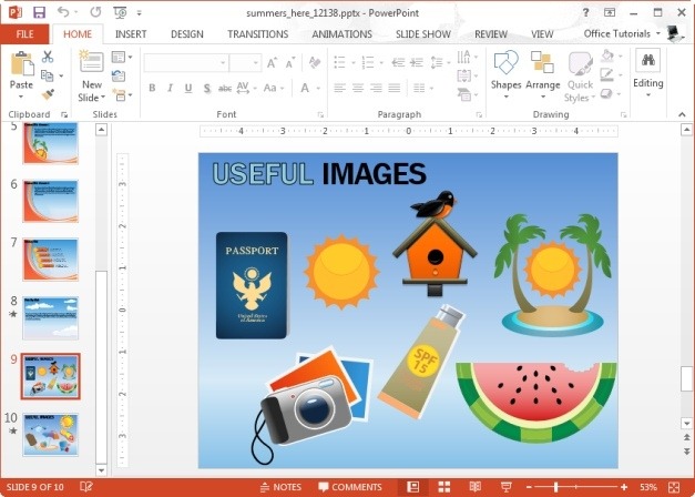 summer clipart for powerpoint