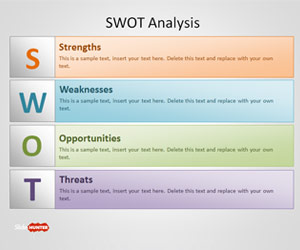 Free Swot Powerpoint Template & Presentation Slides
