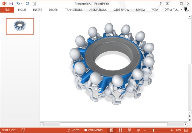 team turning gears animated clipart