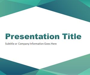 Abstract Angled PowerPoint Template 01