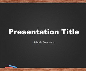 Blackboard PowerPoint Template