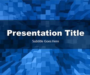 Stacked Boxes PowerPoint Template