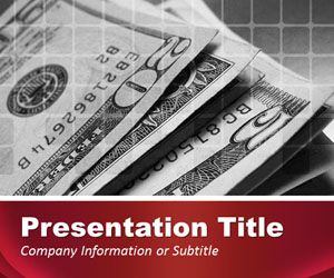 Red Finance PowerPoint Template