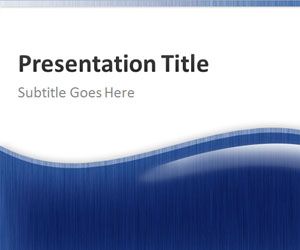 Blue Abstract PowerPoint Template