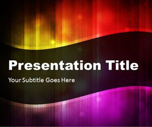 Abstract Curves 2 PowerPoint Template