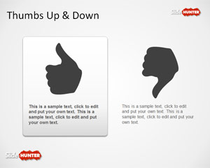 Thumbs Up & Down PowerPoint Template