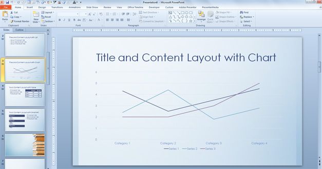 books powerpoint template