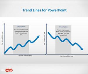 Uptrend & Downtrend Lines for PowerPoint