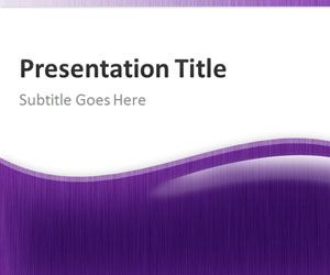 Purple Abstract PowerPoint Template