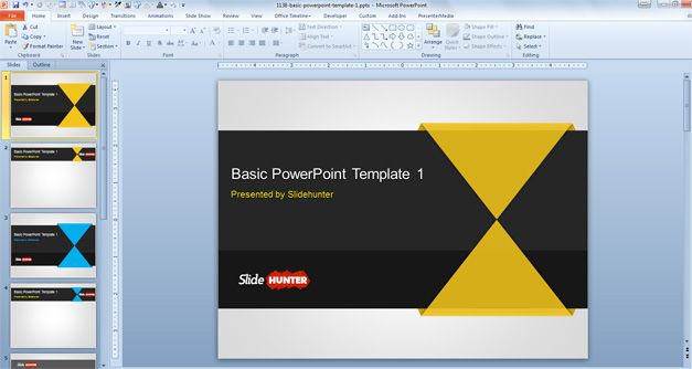 Free Simple PowerPoint Template