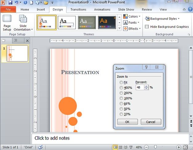 how to zoom powerpoint